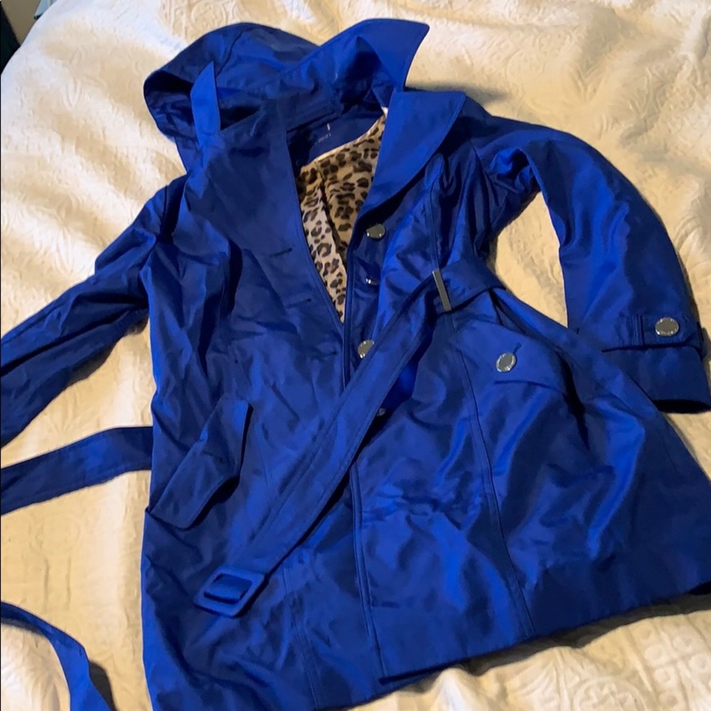 Calvin Klein Trench Coat Blue